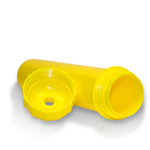 Empty cartridge 2" (yellow) Inline, fillable with various media