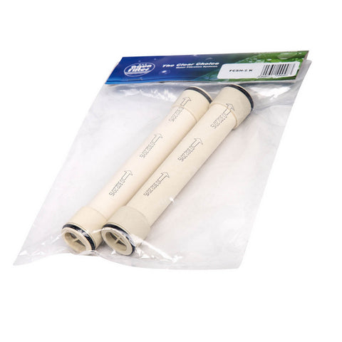 Replacement filter: shower filter chrome/white
