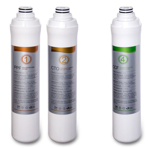 Replacement filter set 3 for self-sufficient reverse osmosis system Elegance 3