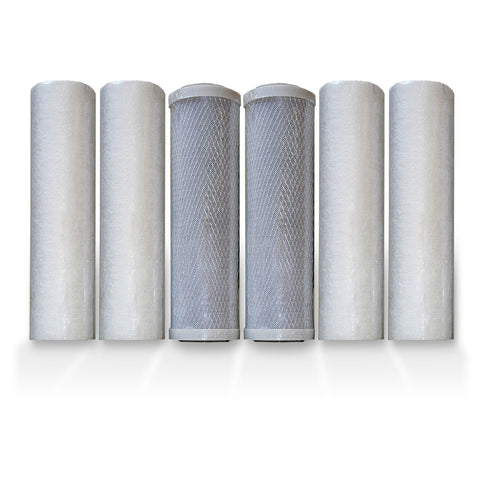Replacement filter set 4, for Direct Flow reverse osmosis