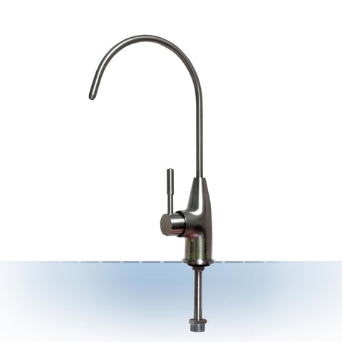 EDELSTAHL Wasserhahn Bari gebürstet, mit Keramikventil