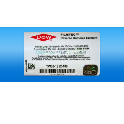 Filmtec 100 GPD Reverse Osmosis Membrane USA