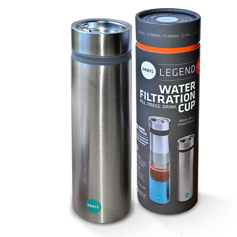 Grayl Legend Trekkingfilter, Mobiler Krisenfilter