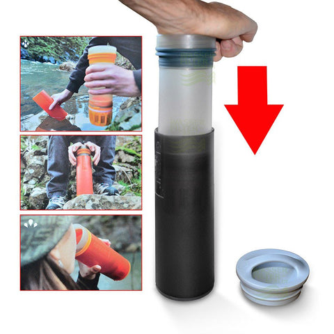 Grayl Ultralight Purifier Trekkingfilter, Mobiler Krisenfilter