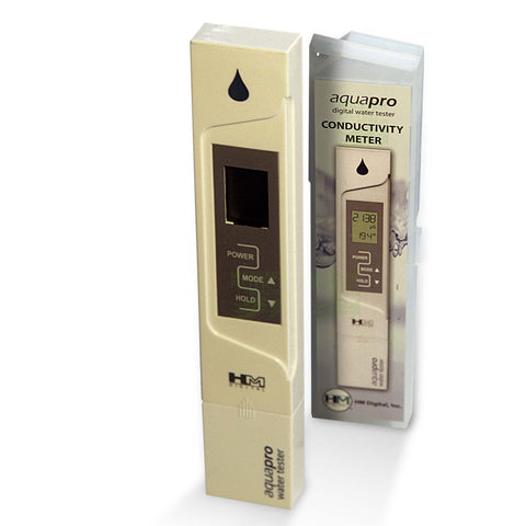 HM Digital Meter AP-2 Temperature Conductivity Meter 2 in 1, Display in µS
