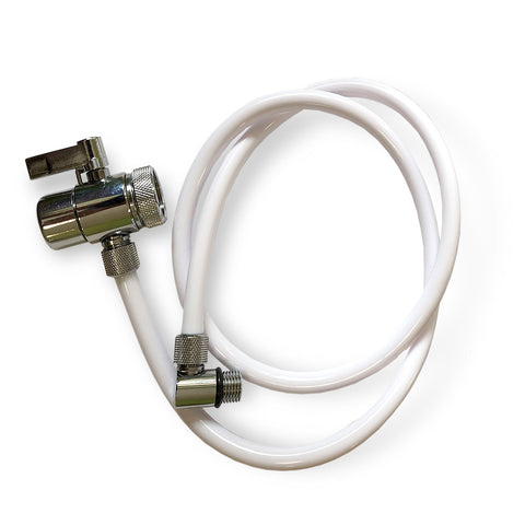 Carbonit tap assembly, diverter valve with 3/8" hose for SanUno