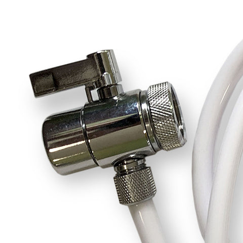 Carbonit tap assembly, diverter valve with 3/8" hose for SanUno