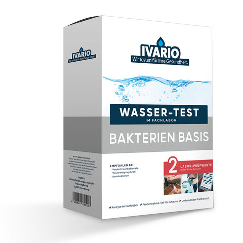 Ivario Water Test Bacteria Base, test for E. coli and coliform bacteria