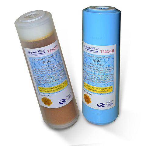 Kalkschutz-Set, 3 Resin-Kalkschutz Patronen + 3-teilg. Gehäuse 10 Zoll