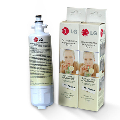 2x LG water filter Lamona LT 700P / ADQ36006101, ADQ36006102 filter 