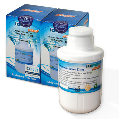 2x Wasserfilter Hanseatic  MFCMG14211FR, MFCMG14211F kompatibel, Icepure RWF4300A