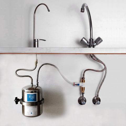 Multipure Water Filter MP-750SB Drinking Water Stainless Steel Undersink/Installed Filter