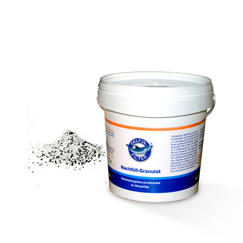 Refill granulate, partial demineralization resin with activated carbon 1 L