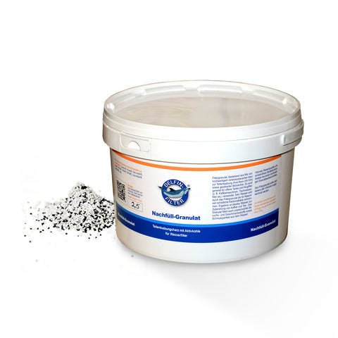 Refill granules, partial demineralization resin with activated carbon 2.5 L
