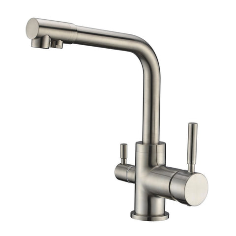 Opal, 3-way faucet, solid stainless steel