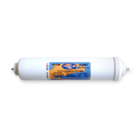 Omnipure K2567 Inline Filter Activated Carbon with KDF Water Filter