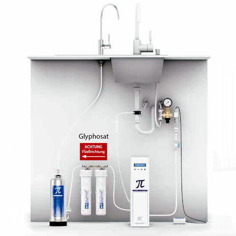 PI-Power-Compact 300 UV-Plus Directflow-Umkehrosmose, UV-LED, Glyphosat-Filterset