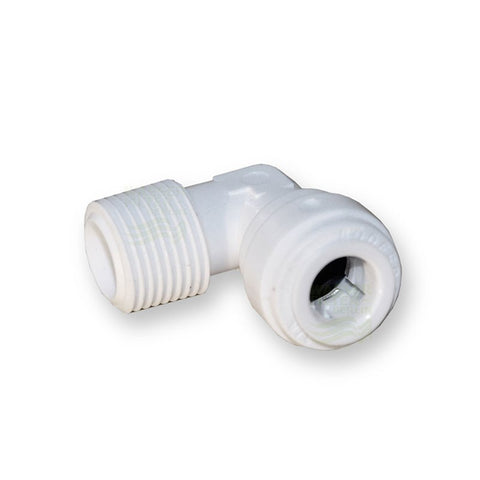 Quick release, angle (3/8" hose x 3/8" AG)
