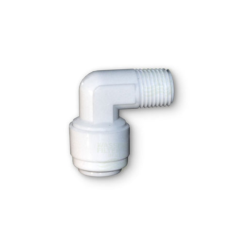 Quick release, angle 6.4mm (3/8" hose x 1/4" AG)