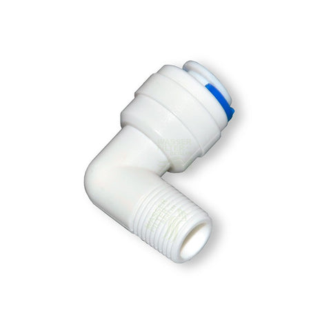 Quick release, angle 6.4mm (1/8" AG x 1/4" hose)
