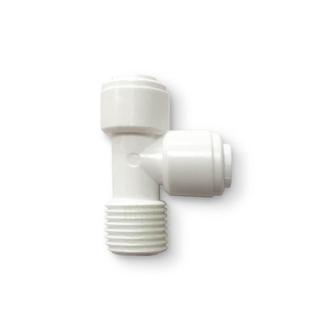 Quick connection, T-connection (2x 1/4" hose - 1x 1/4" AG)