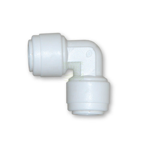 Quick coupling, angle for hose, both sides 3/8 inch