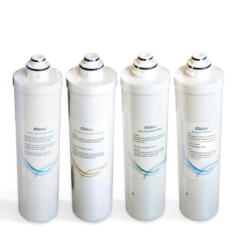 Replacement filter set for 500 GPD Quick Change Filter Reverse Osmosis