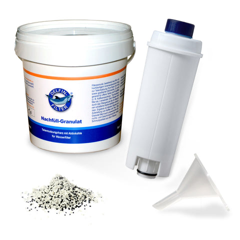 Refill set for Delonghi water filter coffee machines