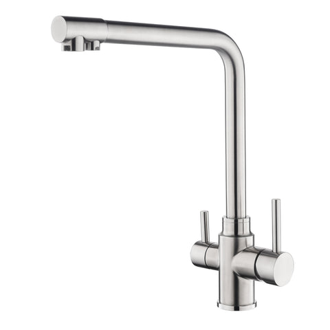 Topas, 3-way stainless steel faucet