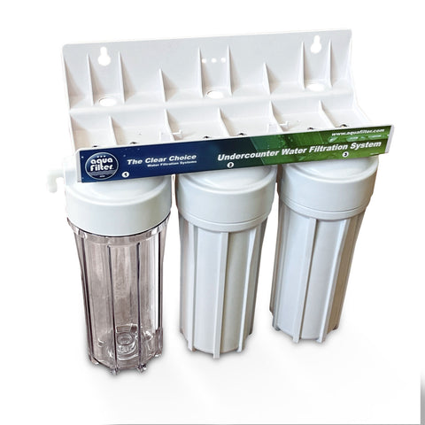 Under-sink filter system 3-piece kit - the Powerfilter