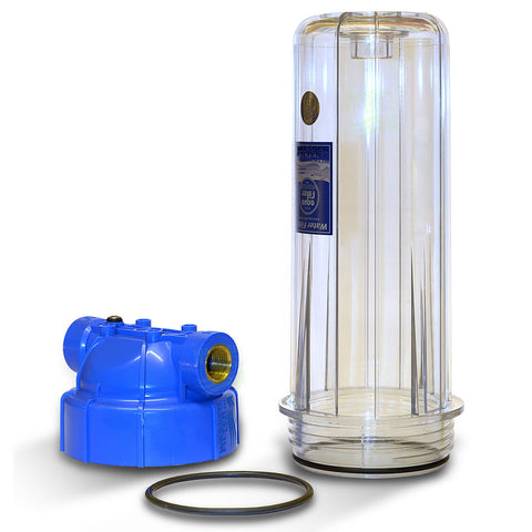 25.4cm/10 inch water filter, EKO housing, 3/4 inch male female thread