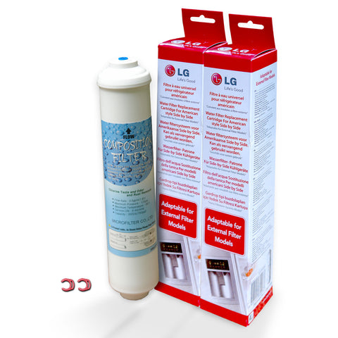 2x water filter LG 5231JA2010B, 3890JC2990A, refrigerator filter