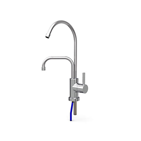 Reverse osmosis faucet with waste water outlet
