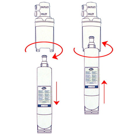 Wpro USC009 Water Filter for Whirlpool, Bauknecht SBS Refrigerator
