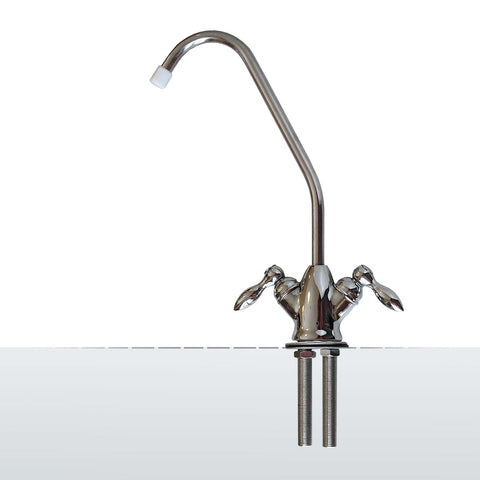 Two-way faucet with ceramic valve