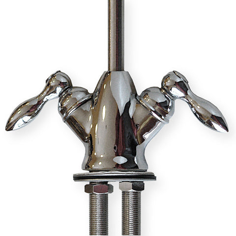 Two-way faucet with ceramic valve