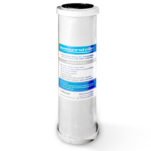 MFP CTO activated carbon block 1µm, water point, 10"x2.5"