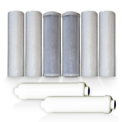 Replacement filter set 2 reverse osmosis 