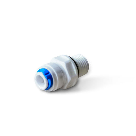 SD-Quick straight, self-sealing adapter for inline filters AG1/4" with safety clip